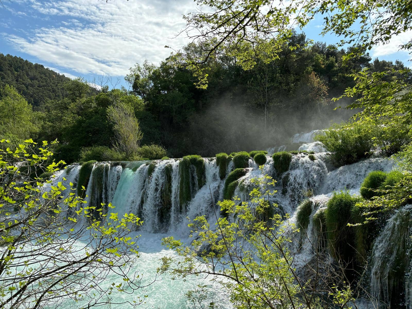 Skradinski buk waterfall in Krka National Park near Zadar