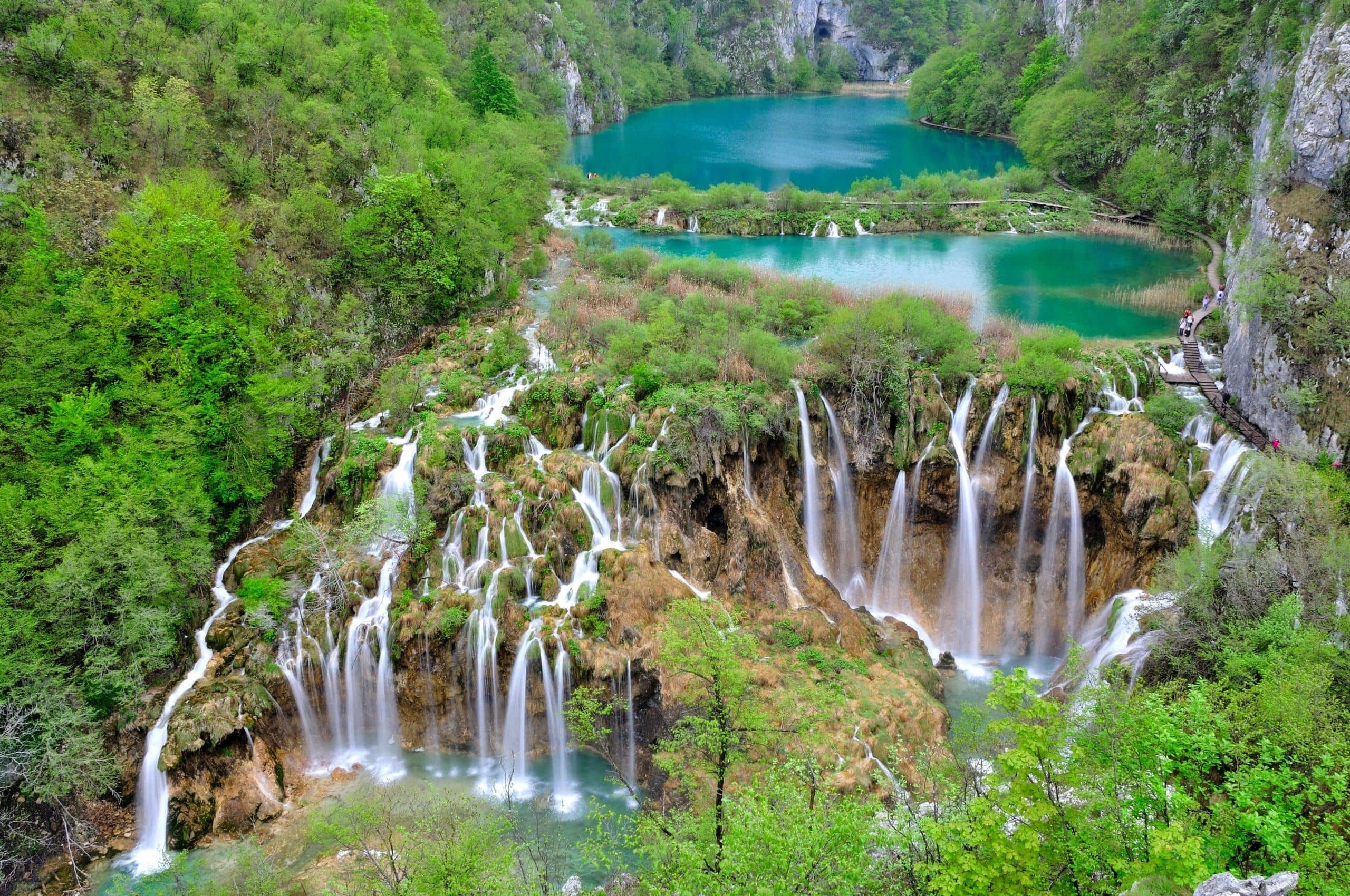 Waterfalls at Sastavci in Plitvice Lakes National Park
